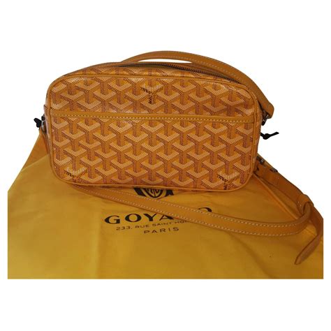 sacoche goyard jaune